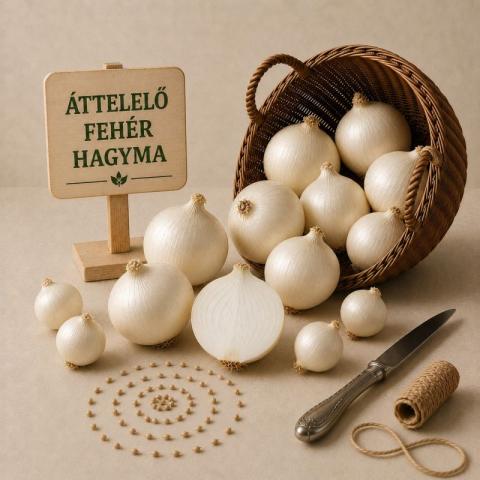 Áttelelő fehér hagyma